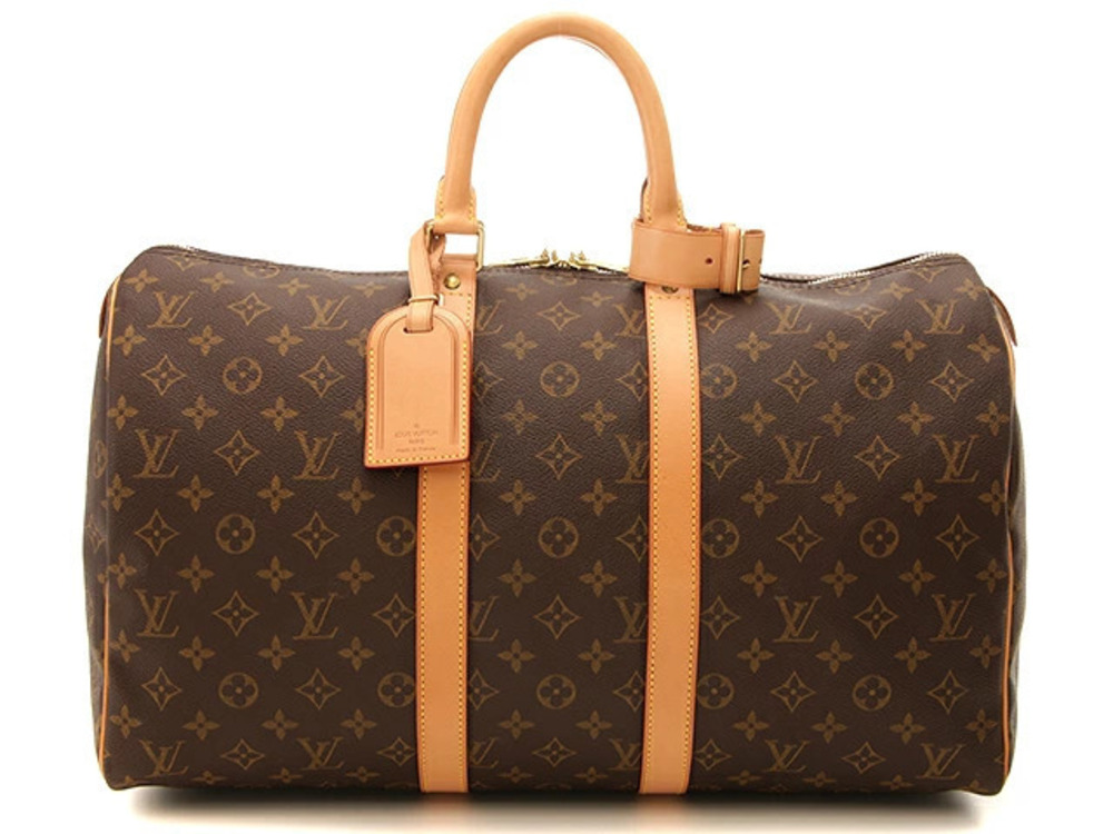 LOUIS VUITTON Keepall Boston Bag Monogram around